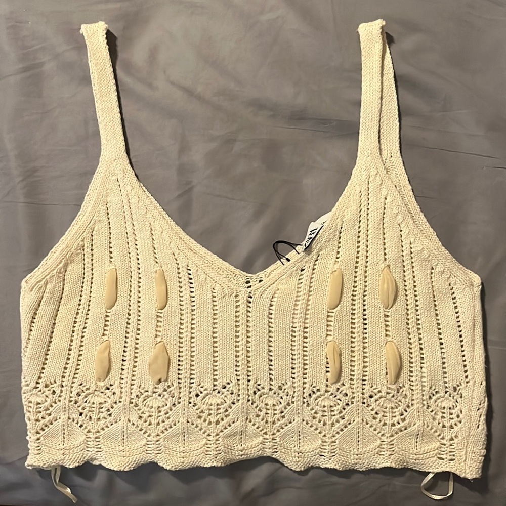 Zara copped tank NWT sz Medium